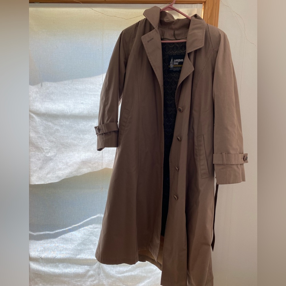 London fog trench coat
